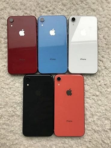 IPhone XR — оригинальные смартфоны Apple в разных цветах: красный