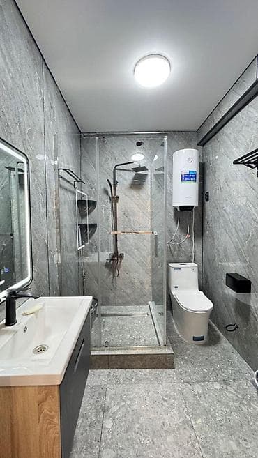 osh flat: 2 комнаты, 56 м², Кок-Жар ж/м Элитка, 10 этаж, Дизайнерский ремонт — 7