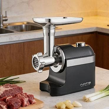 Электрическая мясорубка AOTE 1200 Вт - Мощность: 1200 Вт — высокая