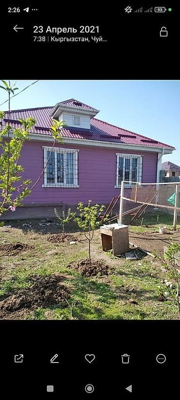 керме тоо: Сдается на долгий срок жилой дом с приусадебным участком. - Один — 1