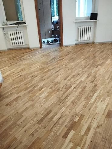 Отделочные работы: Шлифовка и лакировка деревянных полов - Профессиональная циклевка до — 8