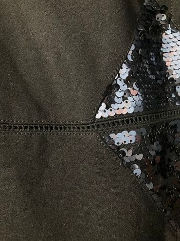 туника со стразами: 1.Шелковая нарядная туника с камнями на корпоратив, б/у но в отличном — 9