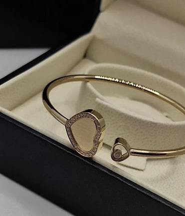 Женская обувь: Браслет Chopard с подвесками в форме сердца с бриллиантами! 750 — 1