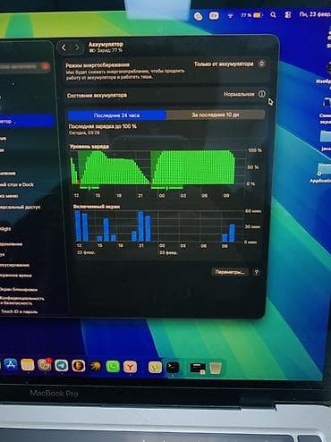 phone 5s: Apple MacBook Pro 13" (2020, Four Thunderbolt 3 ports) - Разрешение — 10