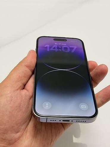 iphone 12 pro ma: IPhone 14 Pro, Б/у, 128 ГБ, Deep Purple, Кабель, 81 % — 10