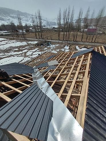 машинная вышивка: Кровельные работы под ключ - Устройство сложной многоскатной крыши — 5