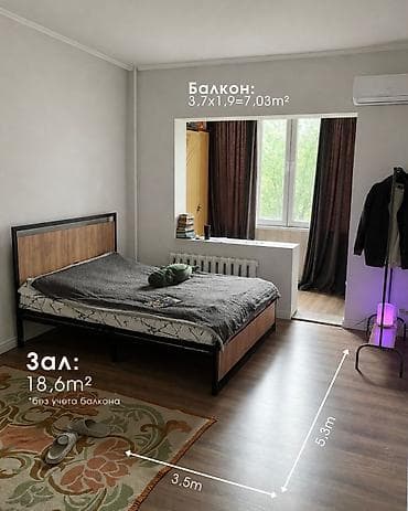 erl: 1 комната, 36 м², 105 серия, 2 этаж, Косметический ремонт — 1