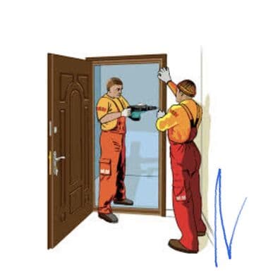 слесарь открыть дверь в квартиру: УСТАНОВКА БРОНИРОВ.ДВЕРЕЙ!ТОКМОК — 1