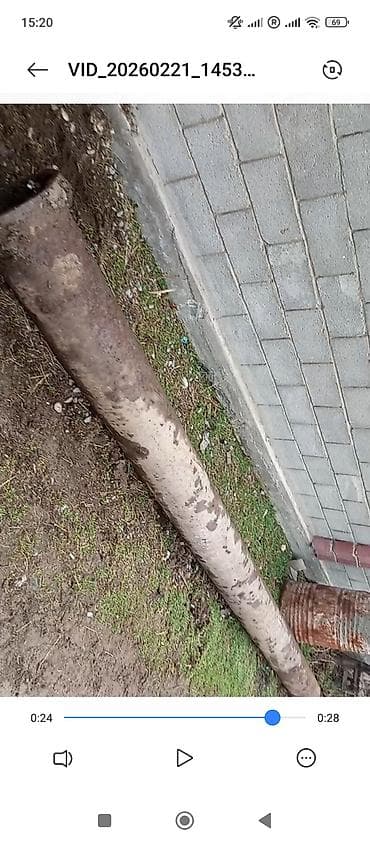 Round pipe, Сталь, Электросварная, Без покрытия, Резка at lalafo.kg Round pipe, Сталь, Электросварная, Без покрытия, Резка