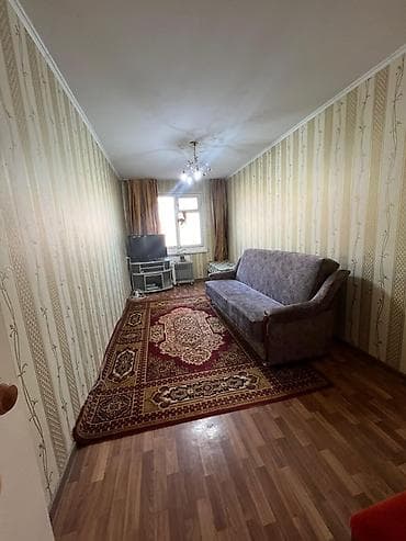 город кызыл кия: 3 комнаты, С мебелью полностью — 1