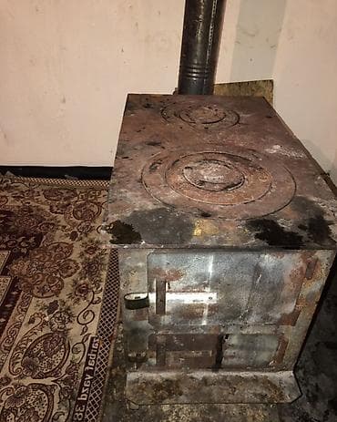 Садовая мебель: Печь-буржуйка стальная с варочной поверхностью - Материал: сталь — 2