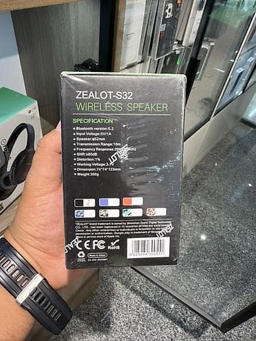 handsfree: Портативная беспроводная колонка ZEALOT S32 (True Wireless Stereo) — 2