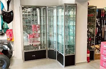 витрина очки: Витрина торговая из профиля и стекла, Акция, прилавки, для магазина — 9