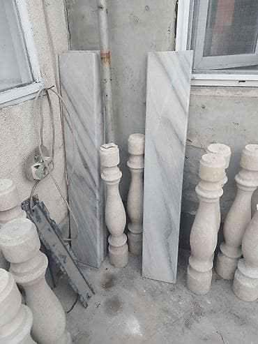 Типография үчүн жабдуулар: Даяр балястина, Материалы: Таш, Тепкич үчүн, Колдонулган — 2