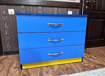 одежда в рассрочку: Комод для одежды, Без зеркала, цвет - Синий — 1