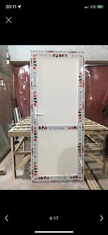 Пластиковые двери: Пластиковая дверь, Новый, Глухие — 3