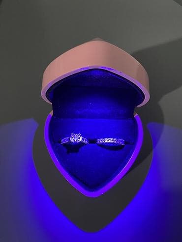 кыргызстан футболка: Серебряный комплект колец S925 - Материал: серебро 925 пробы (клеймо — 4