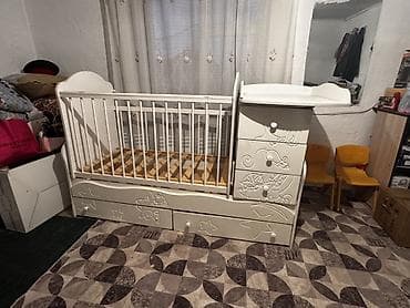 small table: Детская кровать трансформер, Б/у, цвет - Белый — 8
