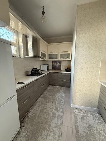 бектенова: 3 бөлмө, 72 м², 106-серия, 4 кабат, Евроремонт — 7