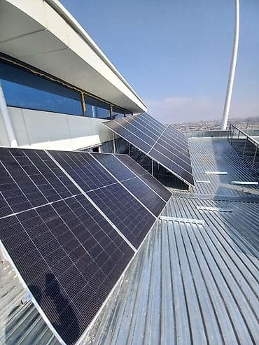 Солнечная электростанция на крыше (наклонные фотомодули) -