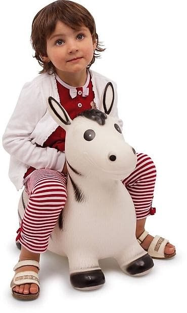 надувной осел: Прыгун «Зебра» — надувная игрушка гелиевый . - Материал: плотная — 4