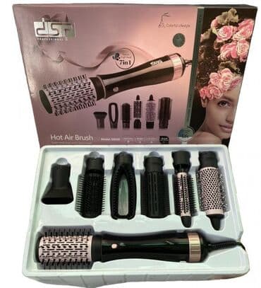 пресс гриль: Фен-щетка расческа мультистайлер для укладки волос 7в1 DSP W - это — 2