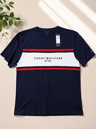 Мужская футболка, L, Tommy Hilfiger, Новый, Платная доставка at lalafo.kg Мужская футболка, L, Tommy Hilfiger, Новый, Платная доставка