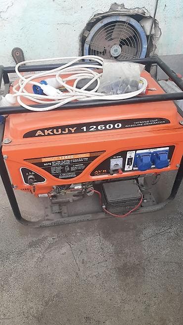 двигатель генератор: Бензиновый генератор AKUJY 12600 - Номинальное напряжение: 220 В - — 3