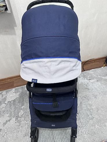 ходунки фирмы chicco: Коляска, Chicco, цвет - Голубой, Б/у — 5