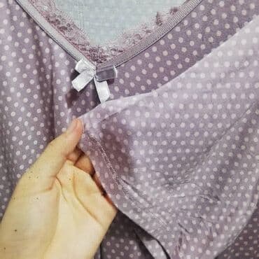 белая ночная сорочка: Ночные сорочки, ночная пижама с шортой.

Производство Турция — 9