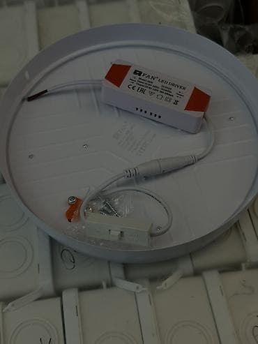 Дом и сад: Круглая светодиодная панель FAN LED Panel Light 36W (модель 36W-666 — 3