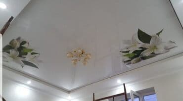 потолок гипсокартон: Натяжной потолок 3D потолки, Глянцевое, Матовое — 25