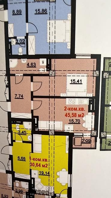 Недвижимость: 2 комнаты, 46 м², Восток-5 мкр Элитка, 7 этаж, Дизайнерский ремонт — 9