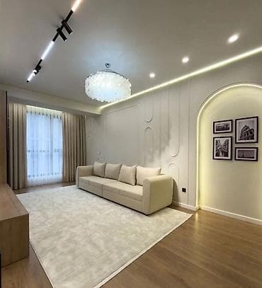 двухэтажный дом в бишкеке: 2 комнаты, 77 м², Элитка, 12 этаж, Дизайнерский ремонт — 9