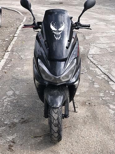 ninja h2: Скутер (макси-скутер) черного цвета с тюнингом и спортивным стилем — 1