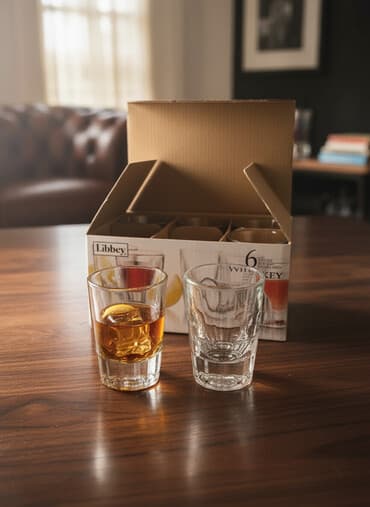 куплю стекло бутылки: Набор стопок Libbey для виски/крепких напитков. Абсолютно новые. - — 1