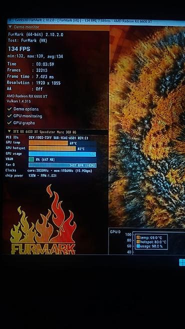 компьтер игровой: Компьютер, ядер - 6, ОЗУ 16 ГБ, Игровой, AMD Ryzen 5, AMD Radeon RX 6600 XT, SSD — 10