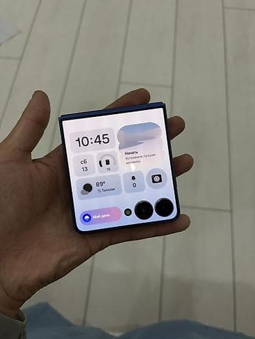 samsund: Samsung Galaxy Z Flip7, Новый, 256 ГБ, цвет - Синий — 1