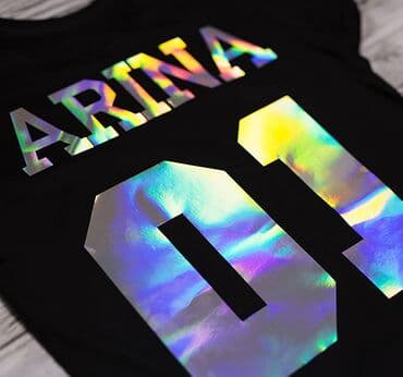 спортивное оборудование: Именные футболки с радужной печатью С Вашим текстом. Срочная печать — 9