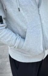 плащ дождовик: Мужская толстовка, 2XL, Puma, Б/у, цвет - Серый, Самовывоз — 8