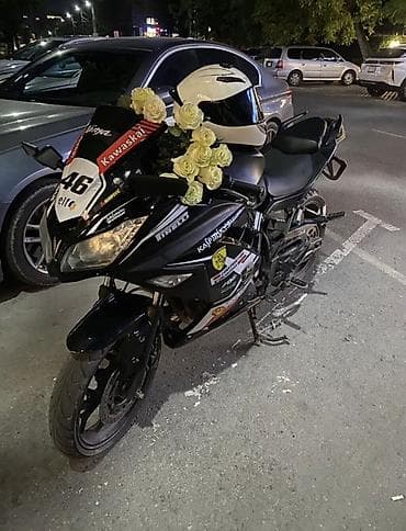 Мотоциклы: Мотоцикл спортивного класса с обтекателями в стиле Kawasaki Ninja — 2
