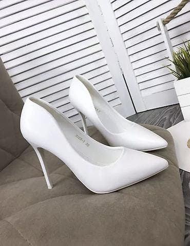 Классические женские лодочки на высоком каблуке-шпильке. - Цвет