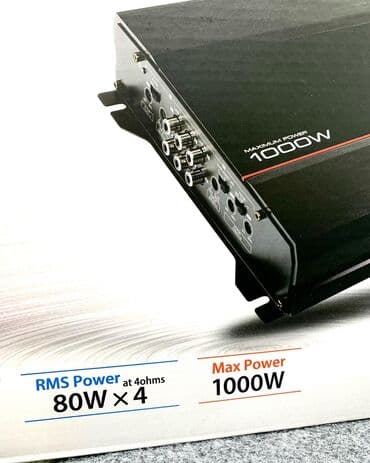 музыка на авто: Оригинальный усилитель Kenwood KAC-PS804EX Тип усилителя — 8