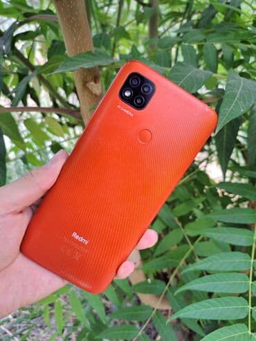 Redmi, Redmi 9C, Б/у, 64 ГБ, цвет - Красный, 1 SIM, 2 SIM