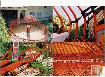 юрта сувенир: Продается юрта. Размеры: Диаметр 6 метров, 85 баш, 6 канат. Деревянные — 8