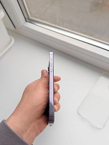 iphone red 7: IPhone 14 Pro, Б/у, 256 ГБ, Deep Purple, Чехол, 100 % — 7