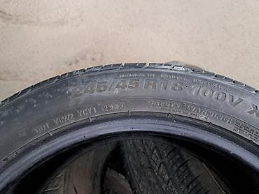 00: Шины 245 / 45 / R 18, Лето, Б/у, Комплект, Легковые, Корея, Kumho — 5