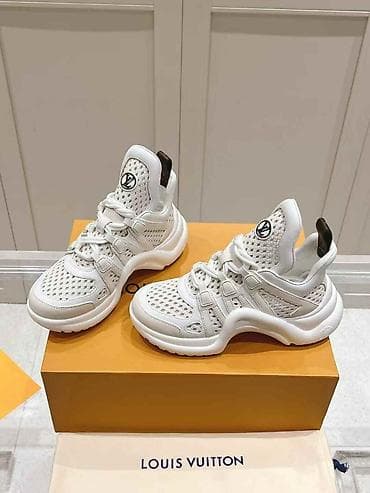 nike react: Кроссовки, 37, Louis Vuitton, Новый, цвет - Белый, Платная доставка, Самовывоз — 1