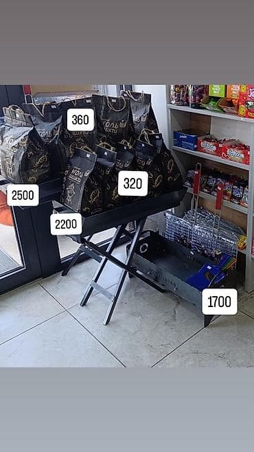 Набор товаров для пикника и шашлыка. В ассортименте: - Уголь