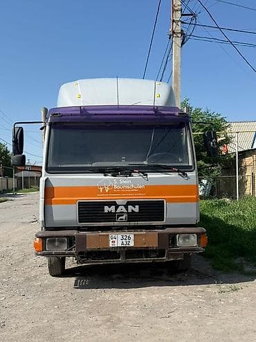 двухмостовый тягач: Легкий грузовик, MAN, Стандарт, Б/у — 3